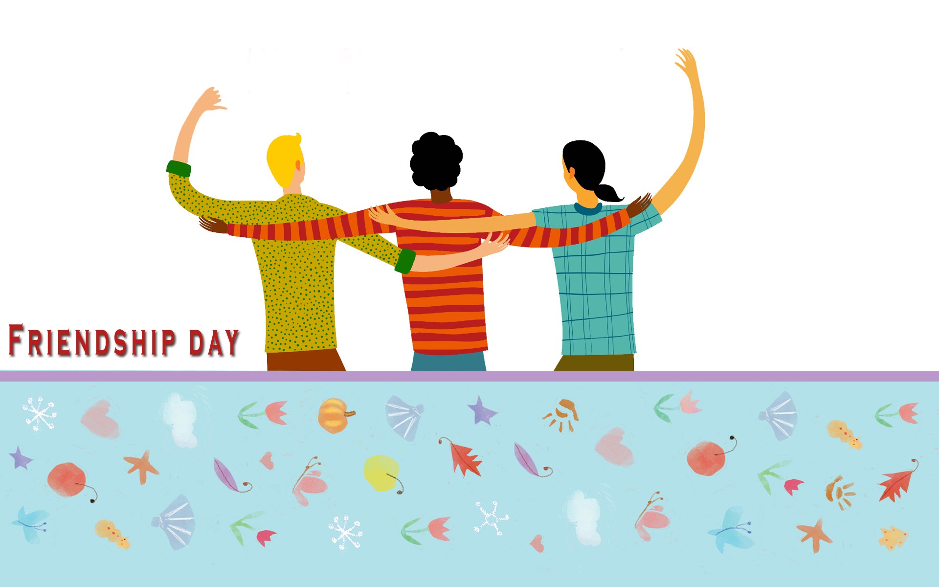 Three Friends Vector Download Hd Picture