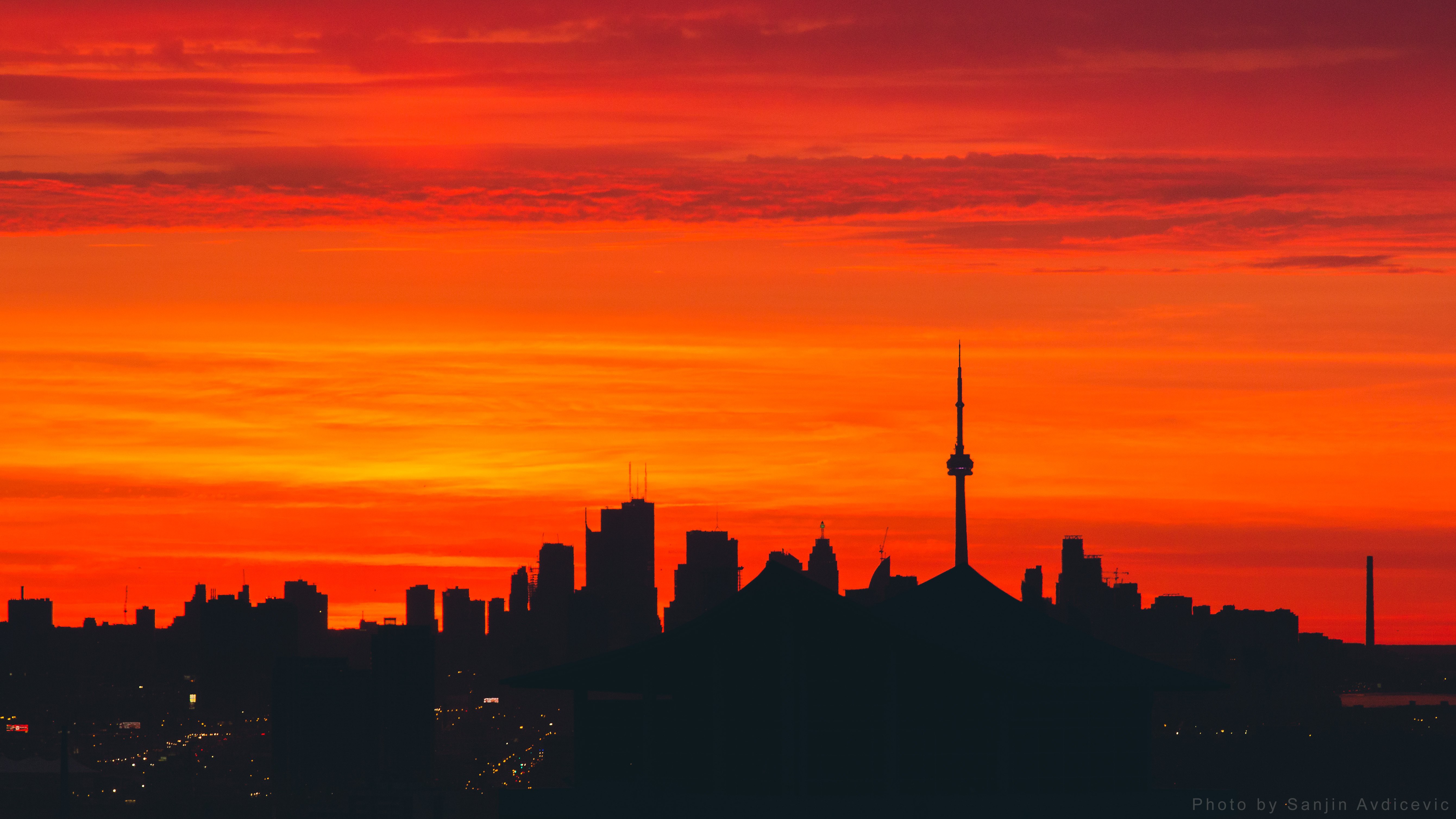 Toronto Sunrise City Hd Images