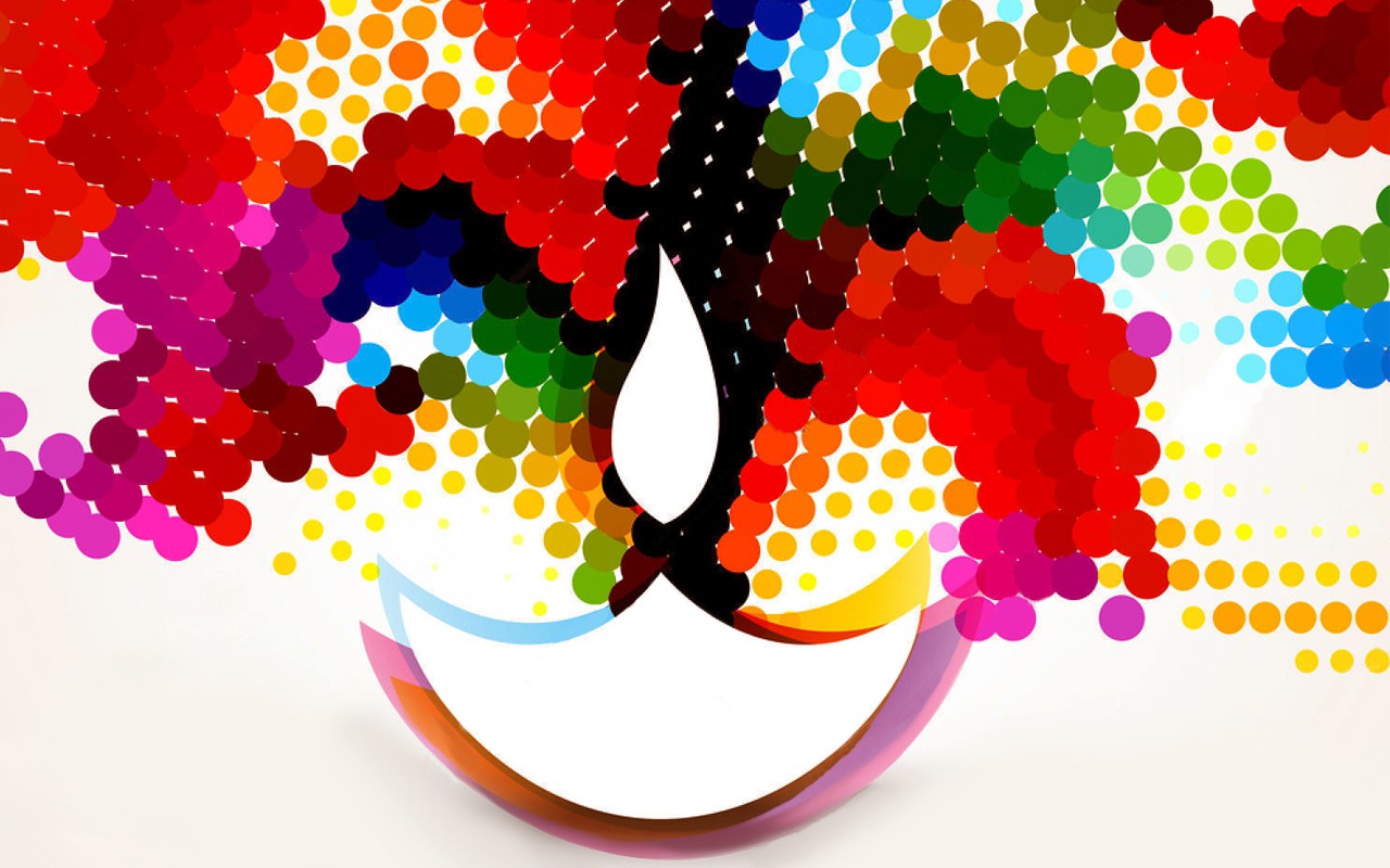 vector colorful diwali diya free images