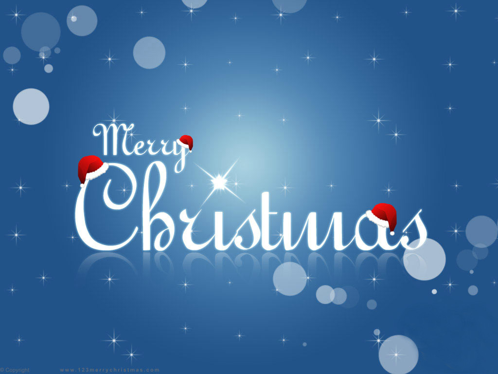 attractive greeting card merry christmas wallpaper