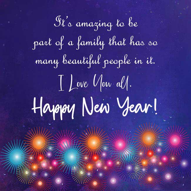 advance new year wishes quotes for family