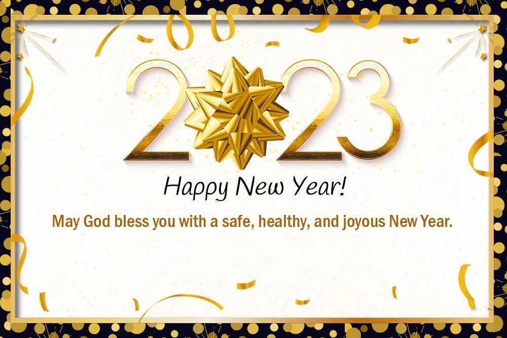 cute happy new year 2023 cards stickers wishes greeting
