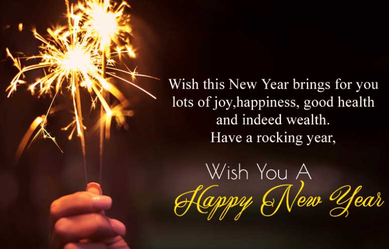 gorgeous happy new year wishes messages gold full hd images