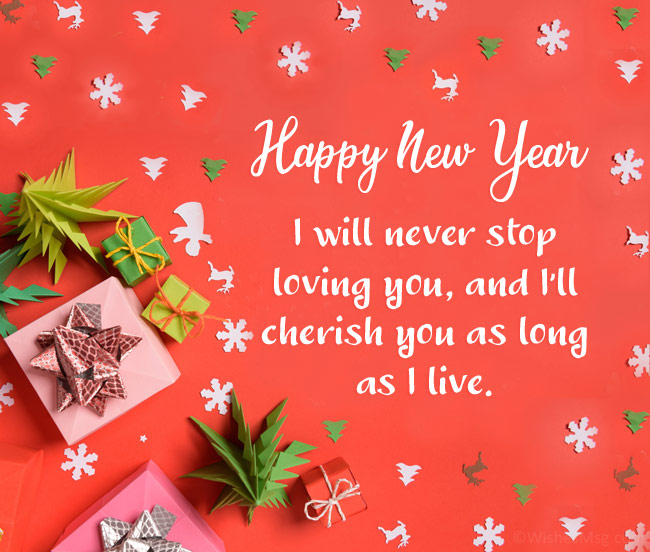 new year wishes for love quotes image