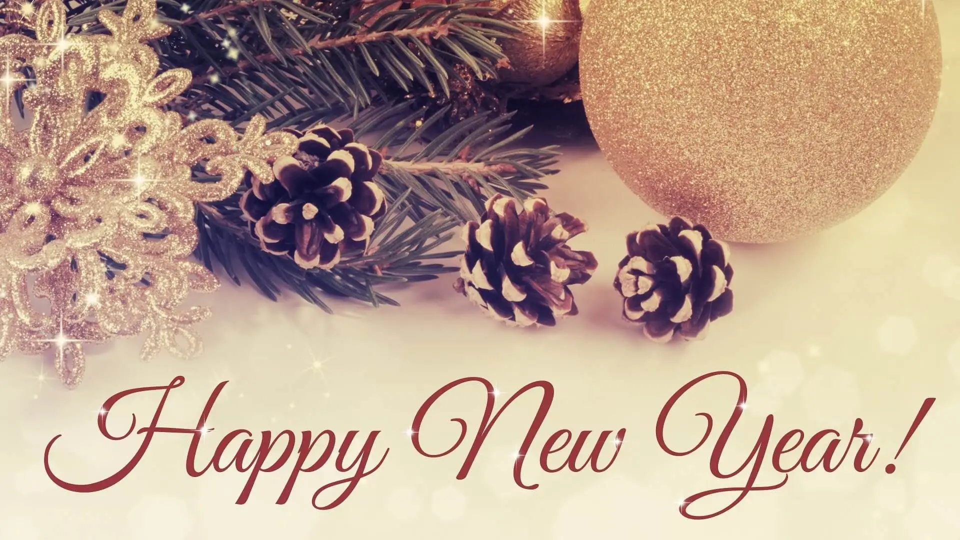 wishes shining happy new year