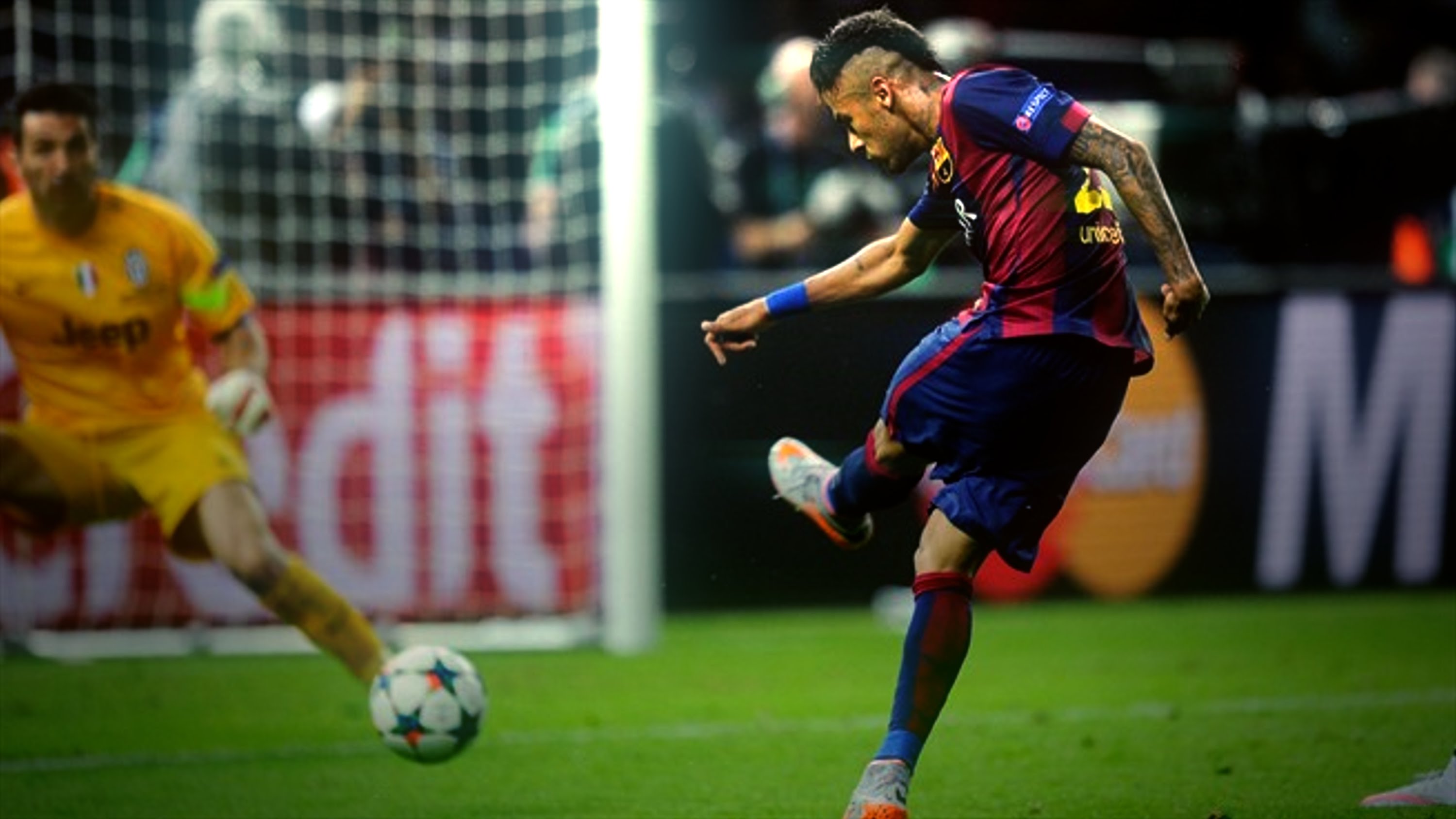Free Neymar Football Soccer Player Hd Kick Ball To Goal Mobile Desktop Bakground Download Wallpaper Photos