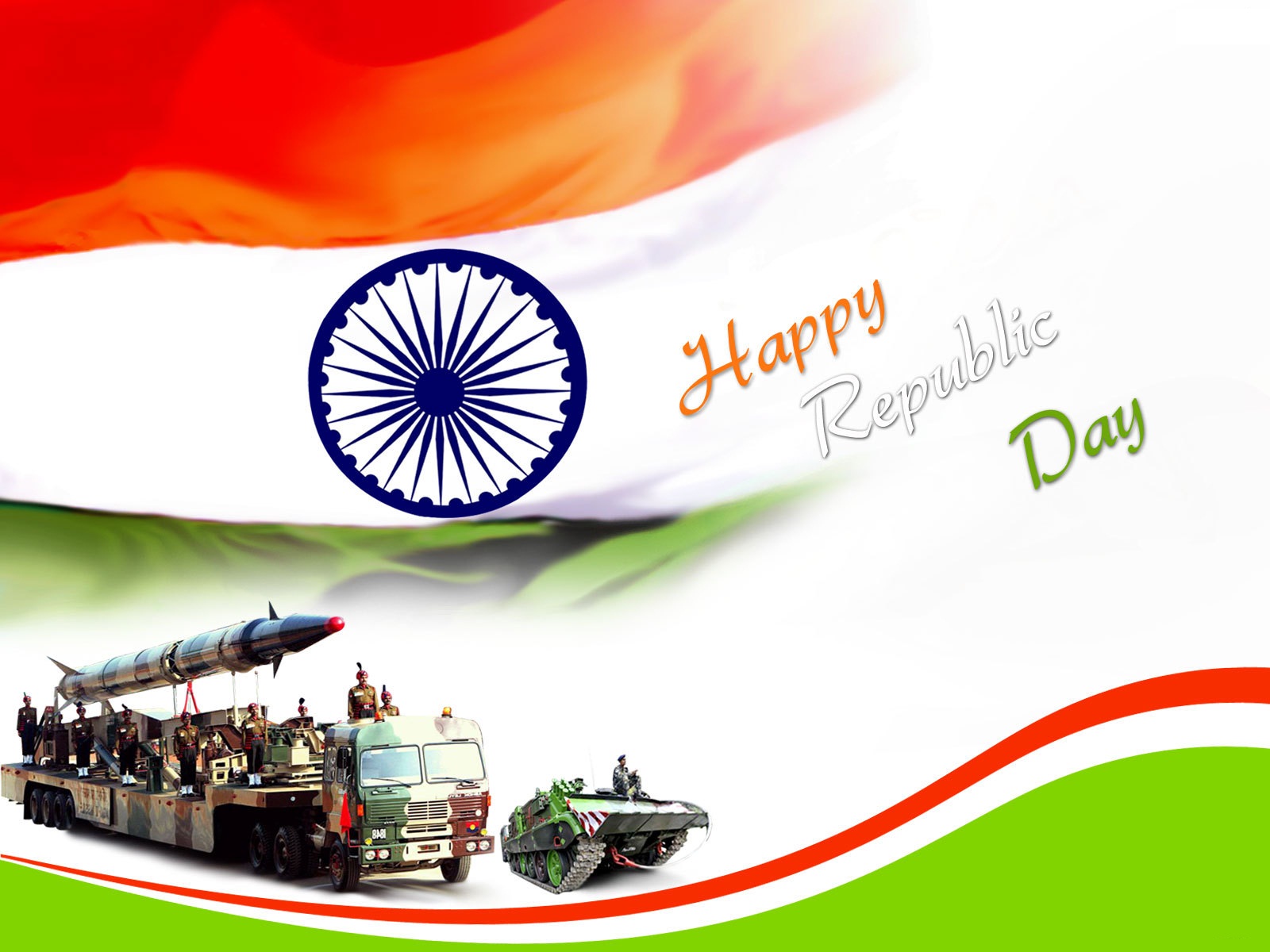 republic day indian flag pared wallpaper wishes