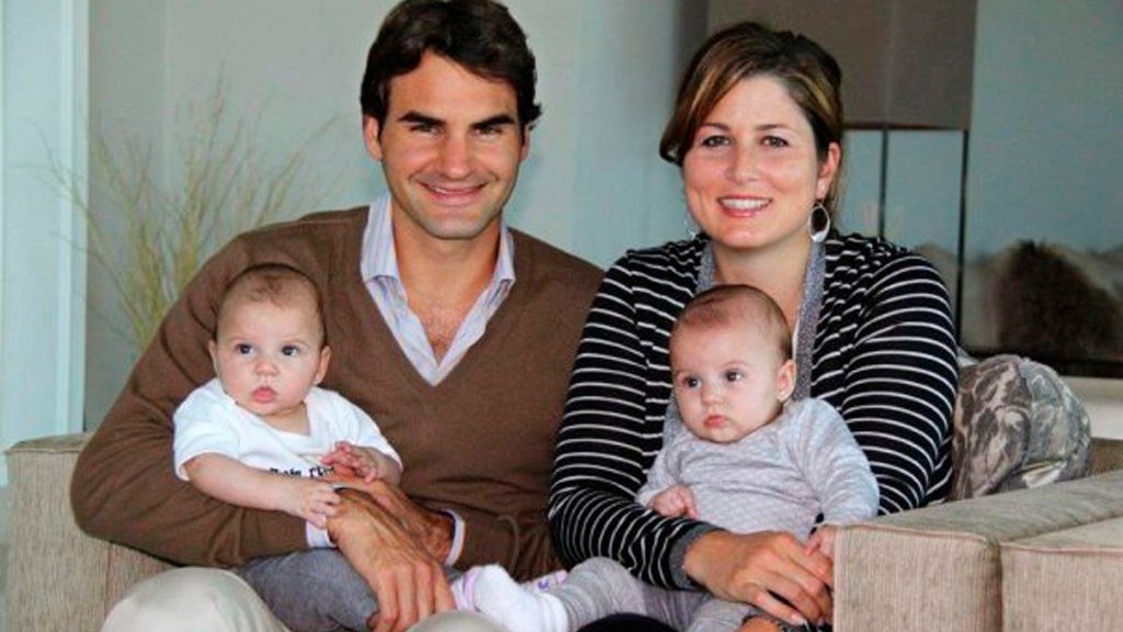 Cute Roger Federer Family With Beautiful Babies Hd Desktop Laptop Background Free Photos