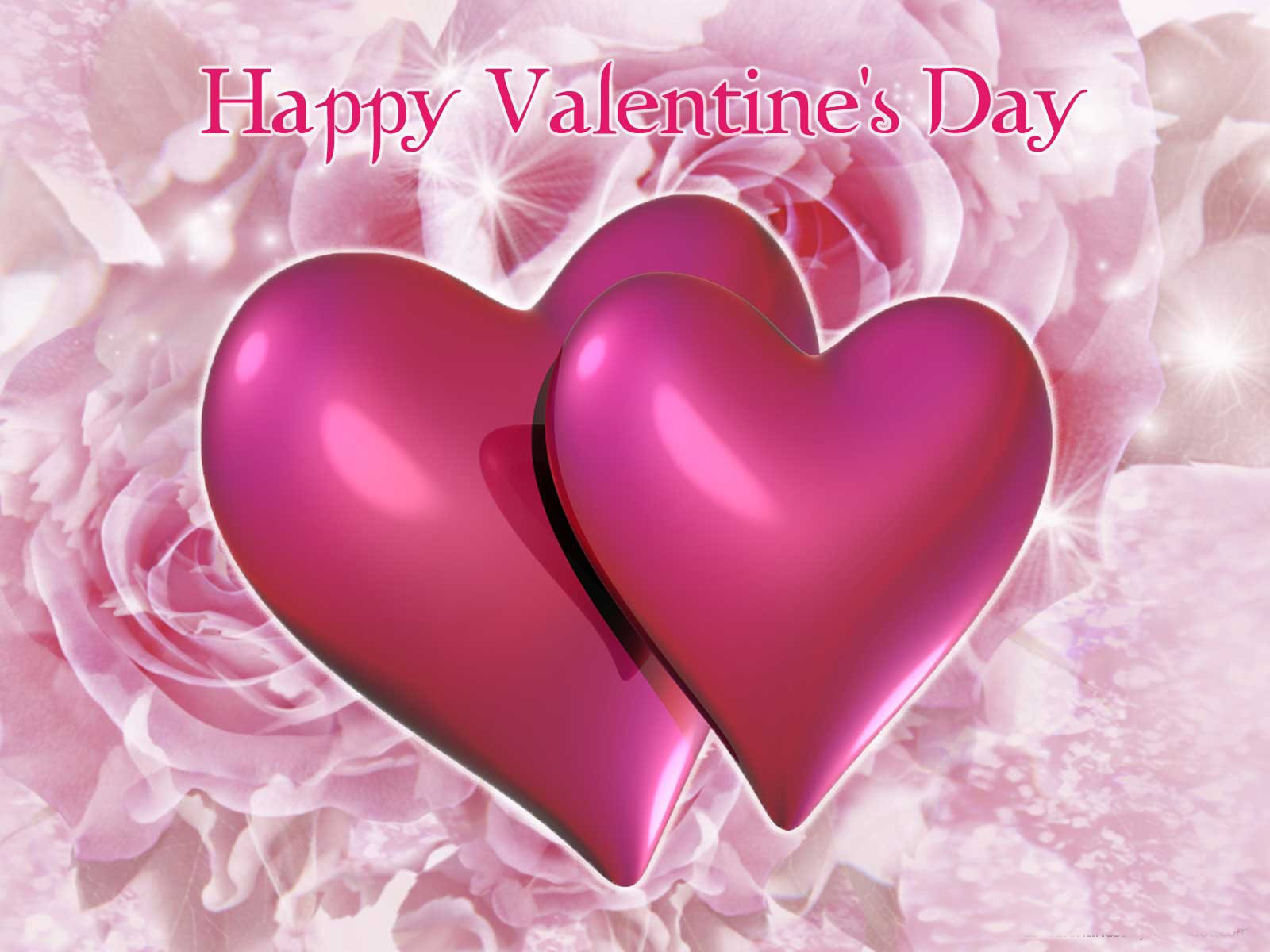 download dazzling happy valentines day hearts image for mobile 