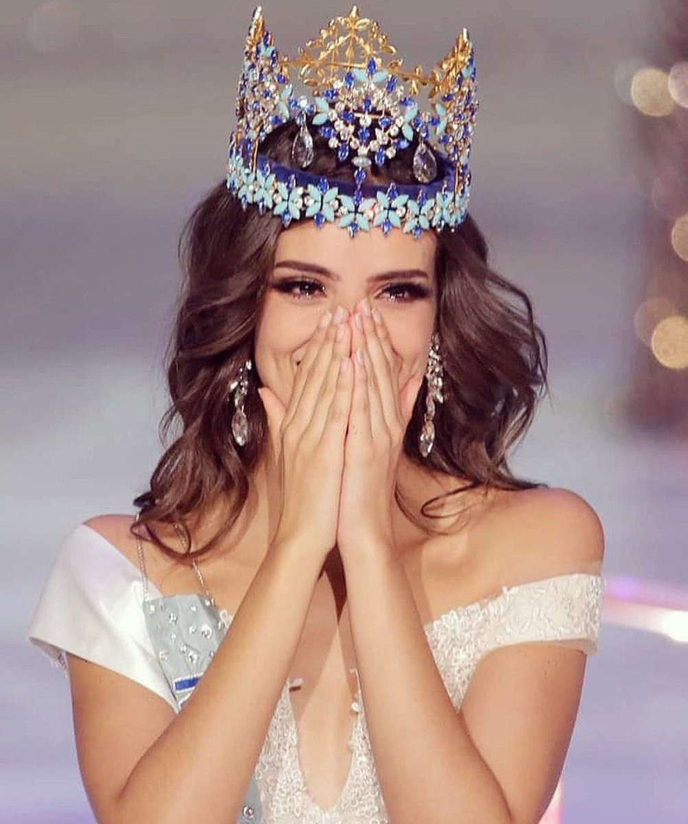 vanessa ponce crown happy tears miss world 2018 