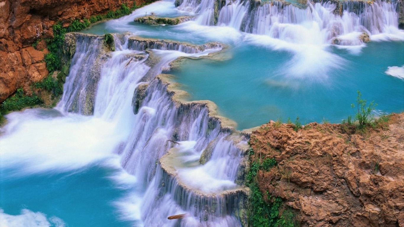 Attractive Natual Niagara Waterfall Wallpaper Desktop Background Images