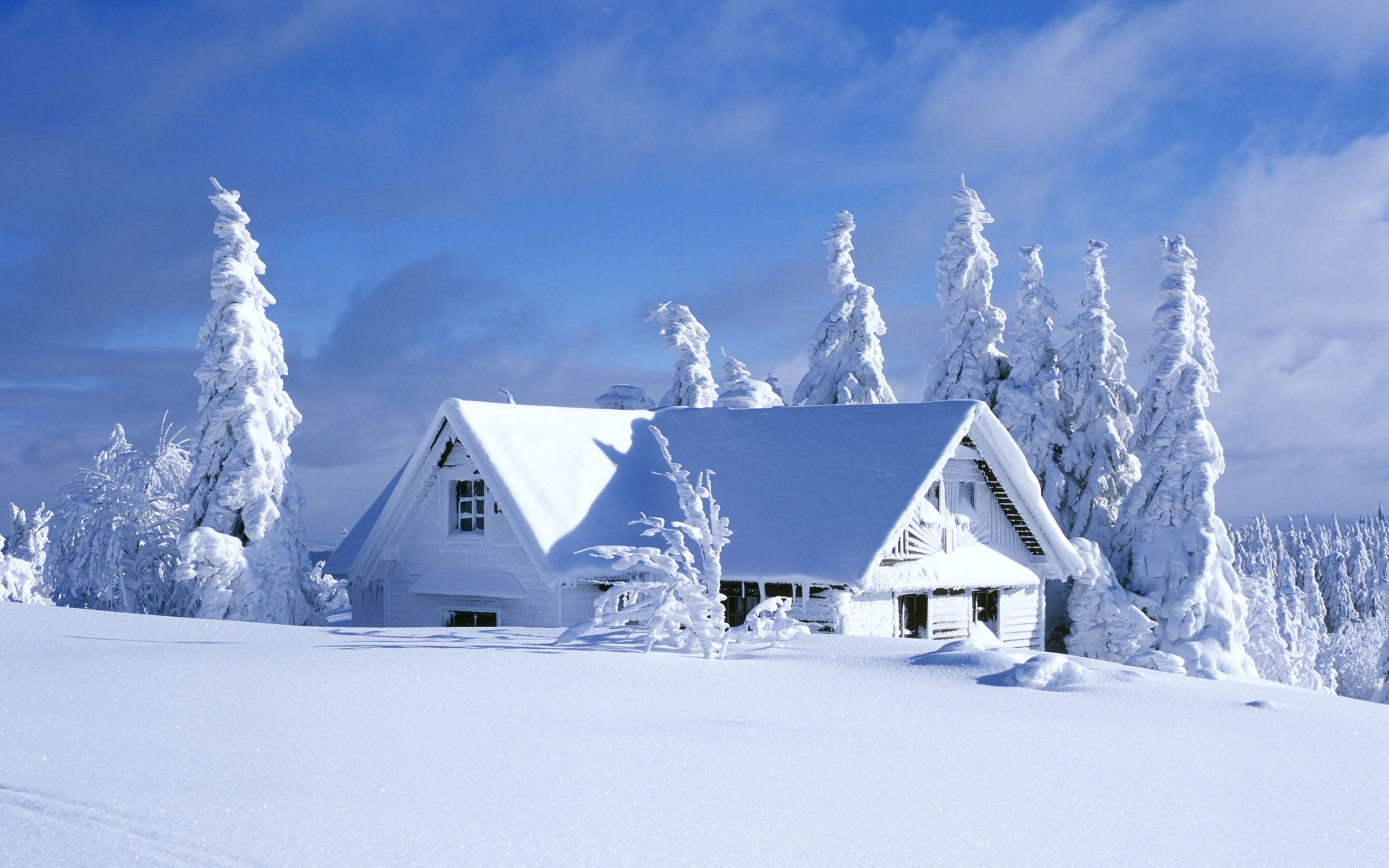 winter house wallpaper picture in hd desktop download